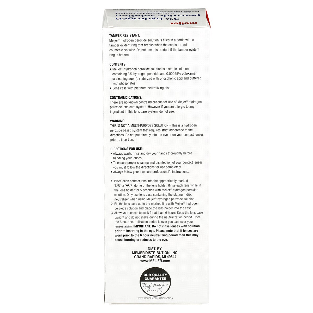 slide 2 of 3, Hydrogen Peroxide Lens Solution Care System, 12 oz