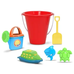 Meijer 6pc Sprinkler Can And Boat Beach Set