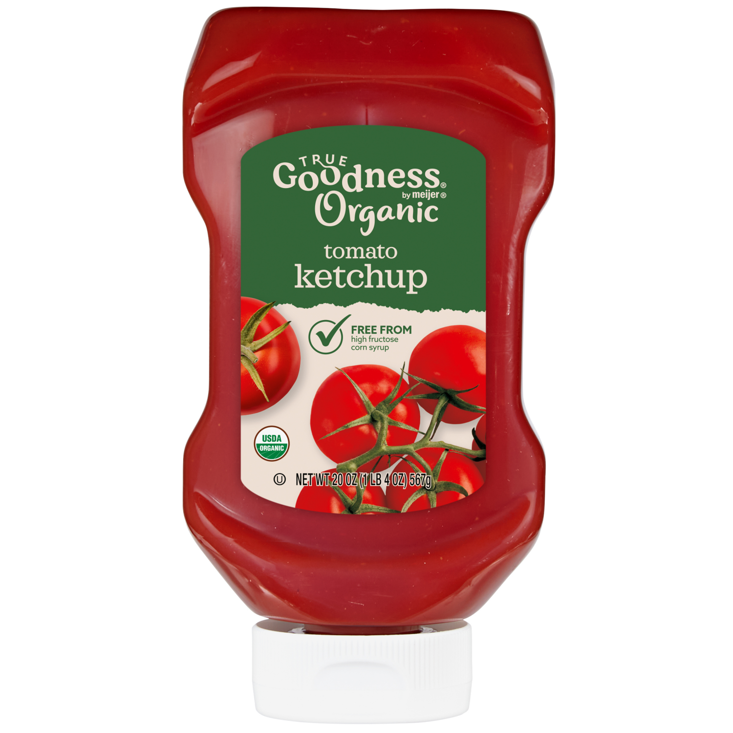 slide 1 of 2, True Goodness Organic Ketchup, 20 oz, 20 oz