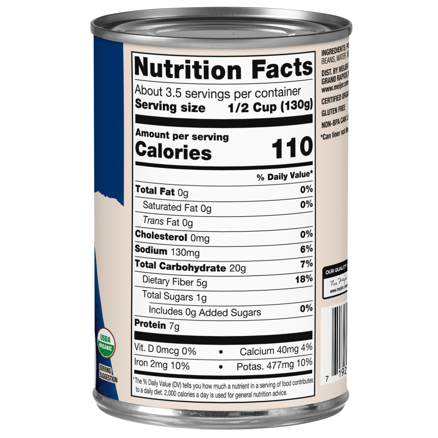 slide 3 of 3, True Goodness Organic Black Beans, 15 oz