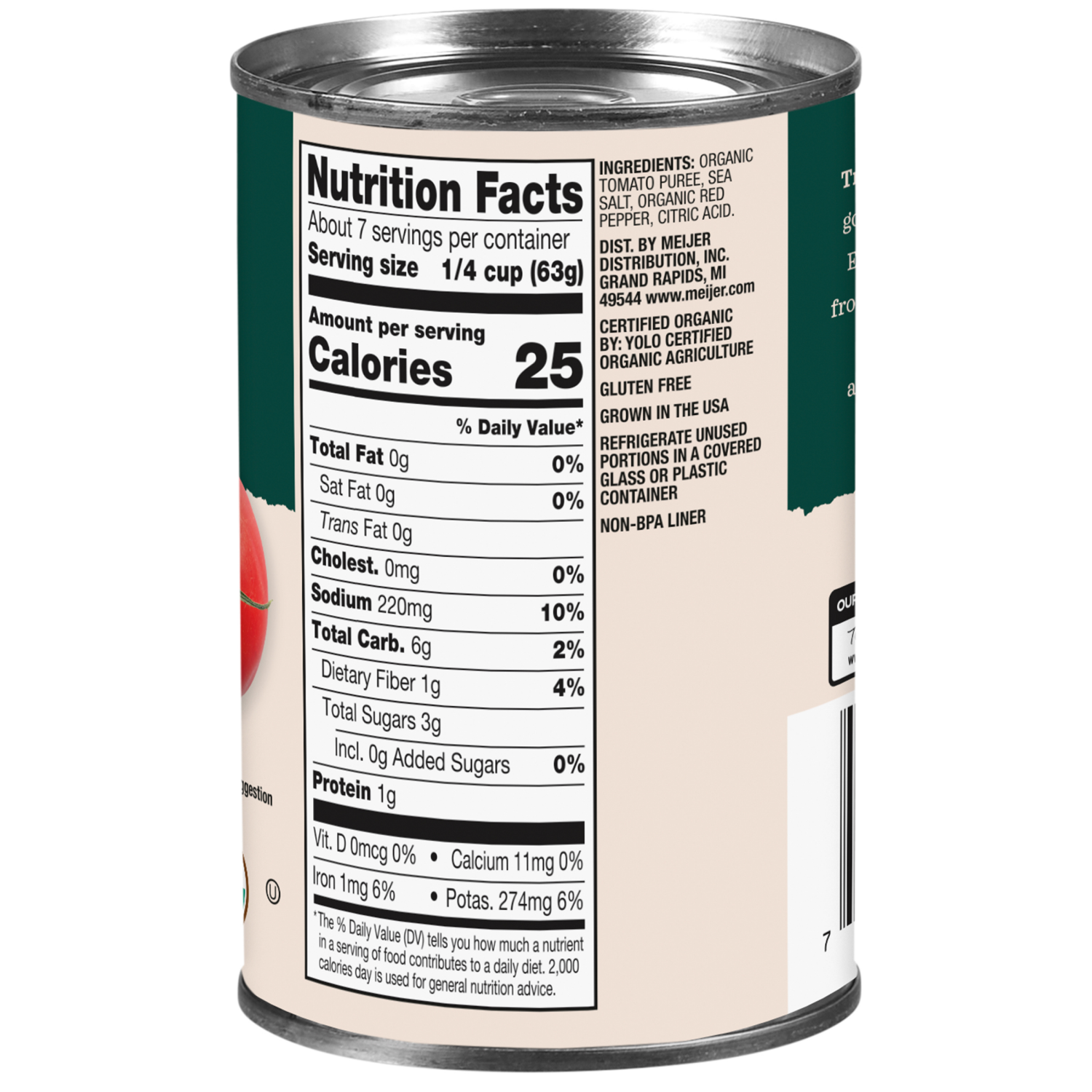 slide 3 of 3, True Goodness Organic Tomato Sauce, 15 oz, 15 oz