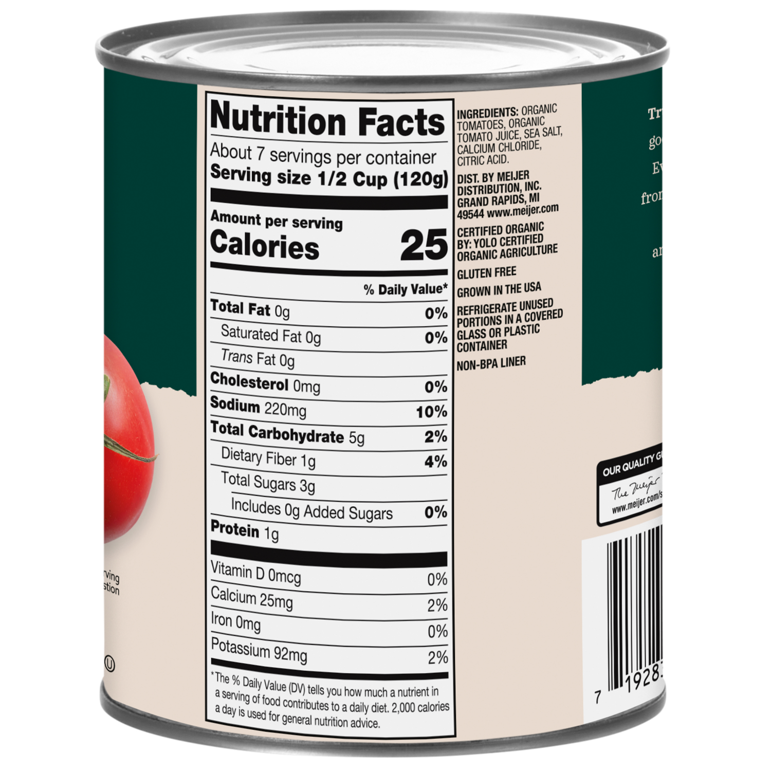 slide 3 of 3, True Goodness Organic Diced Tomatoes, 28 oz