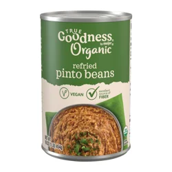 True Goodness Organic Vegetarian Refried Beans, 16oz.