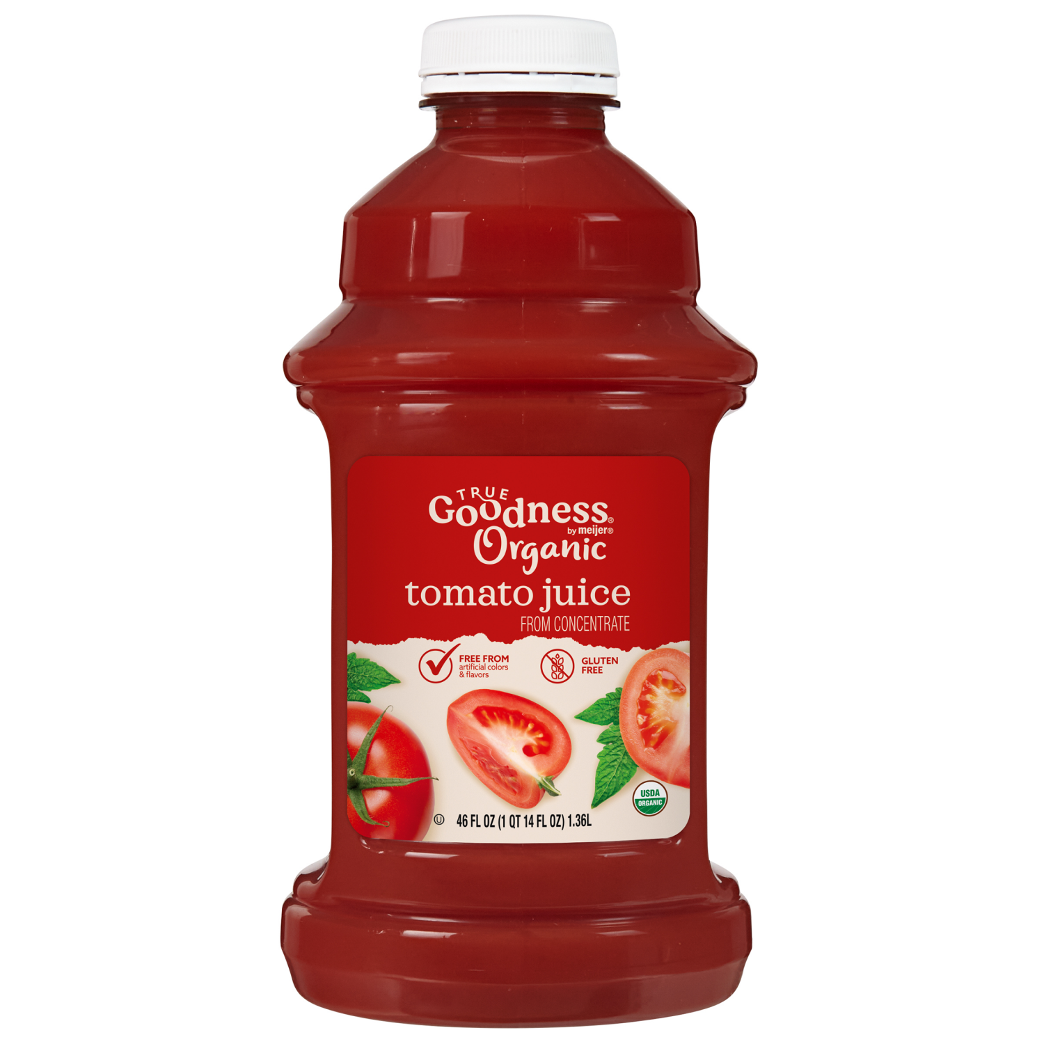 slide 1 of 2, True Goodness Organic Tomato Juice, 46 Oz, 46 oz