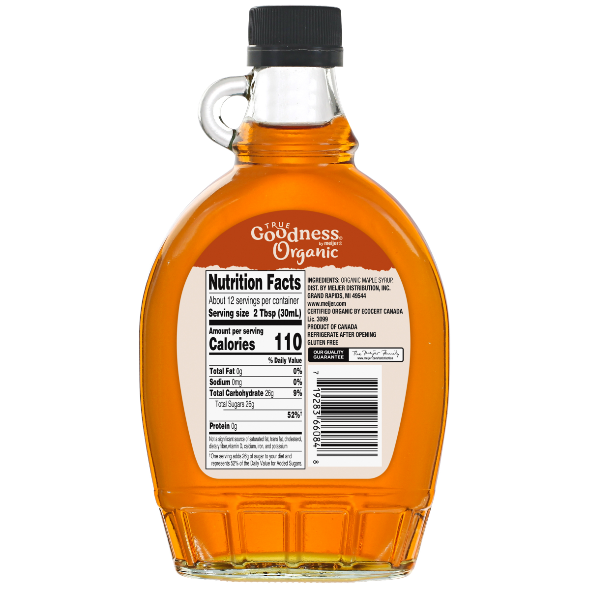 slide 2 of 2, True Goodness Organic Pure Maple Syrup, 12 oz