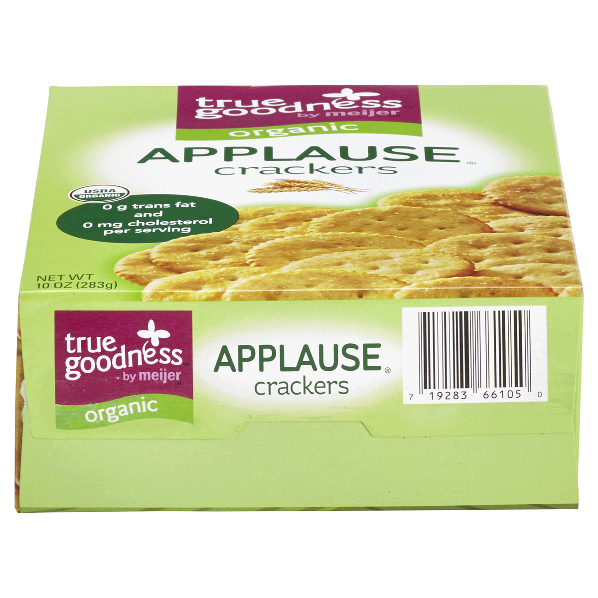 slide 4 of 6, True Goodness Organic Applause Cracker, 10 oz