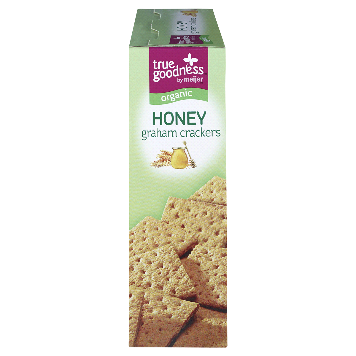 slide 3 of 6, True Goodness Organic Honey Graham Crackers, 14.4 oz