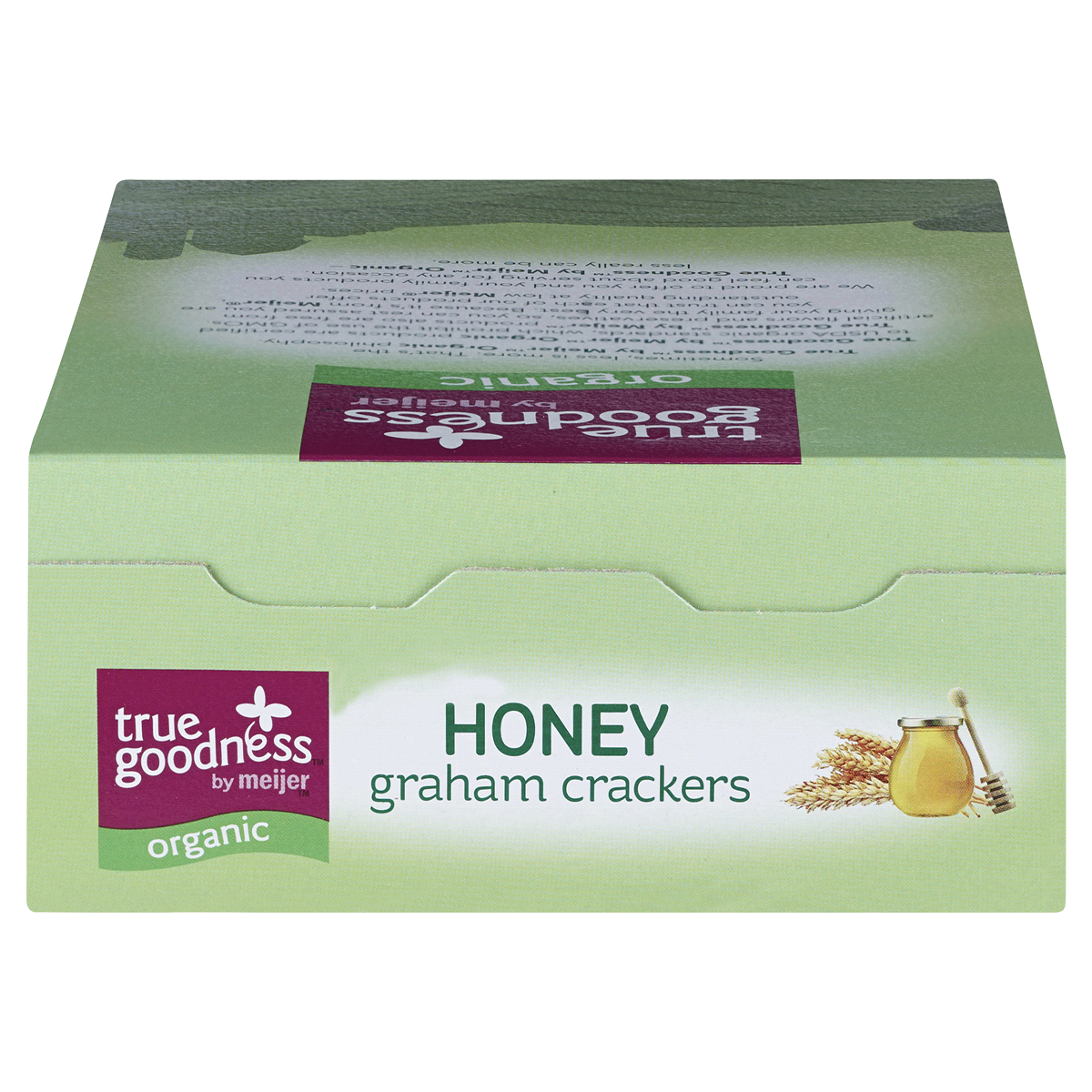 slide 6 of 6, True Goodness Organic Honey Graham Crackers, 14.4 oz