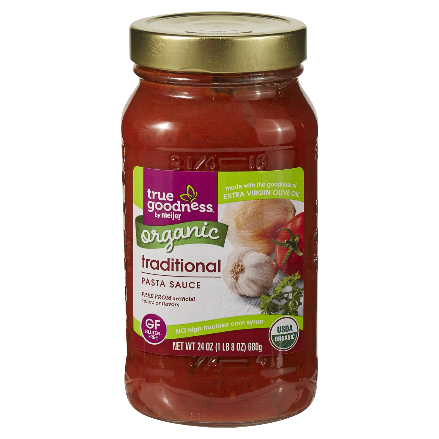 slide 1 of 2, True Goodness Organic Traditional Pasta Sauce - 24 oz, 24 oz