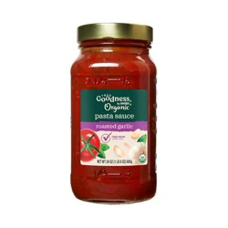 True Goodness Organic Roasted Garlic Pasta Sauce, 24 Oz