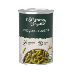 True Goodness Organic Cut Canned Green Beans, 14.5 Oz