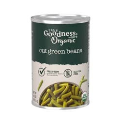 True Goodness Organic Cut Canned Green Beans, 14.5 Oz