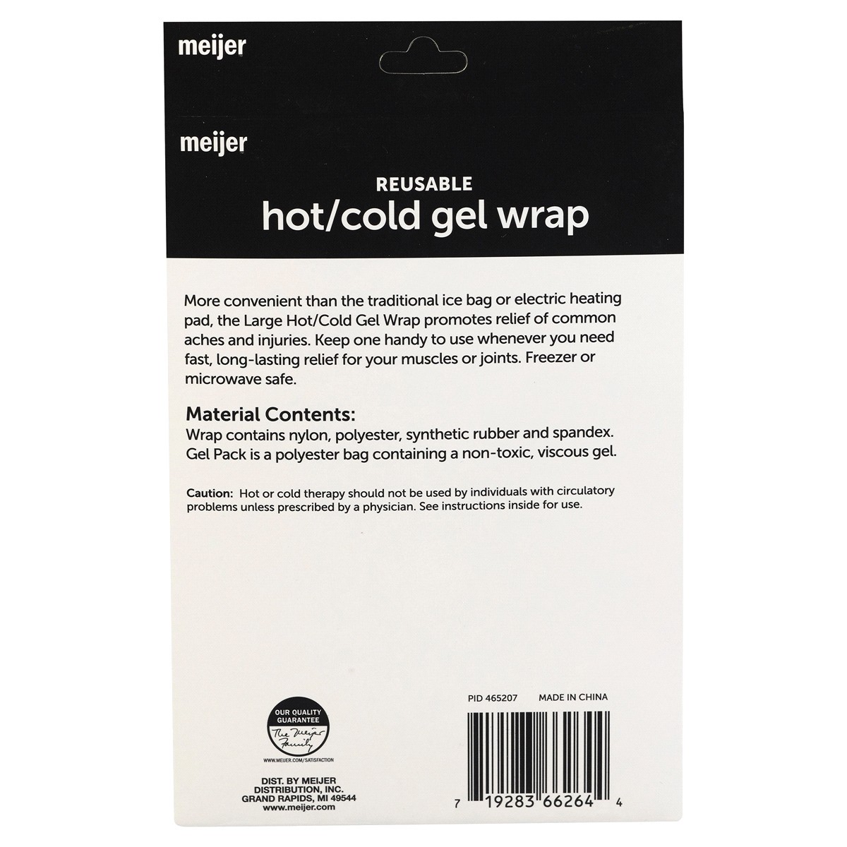 slide 2 of 2, Meijer Hot Cold Gel Wrap Large, 1 ct