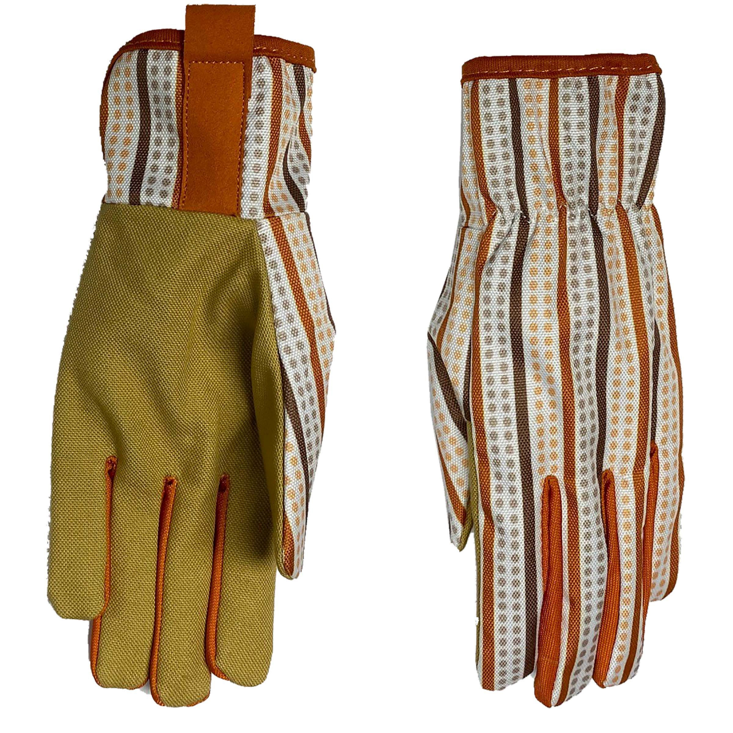 slide 2 of 2, Lawnscape Duck Canvas Glove Orange, Medium, MED