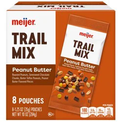 Meijer Peanut Butter Trail Mix, 8 Ct Multipack