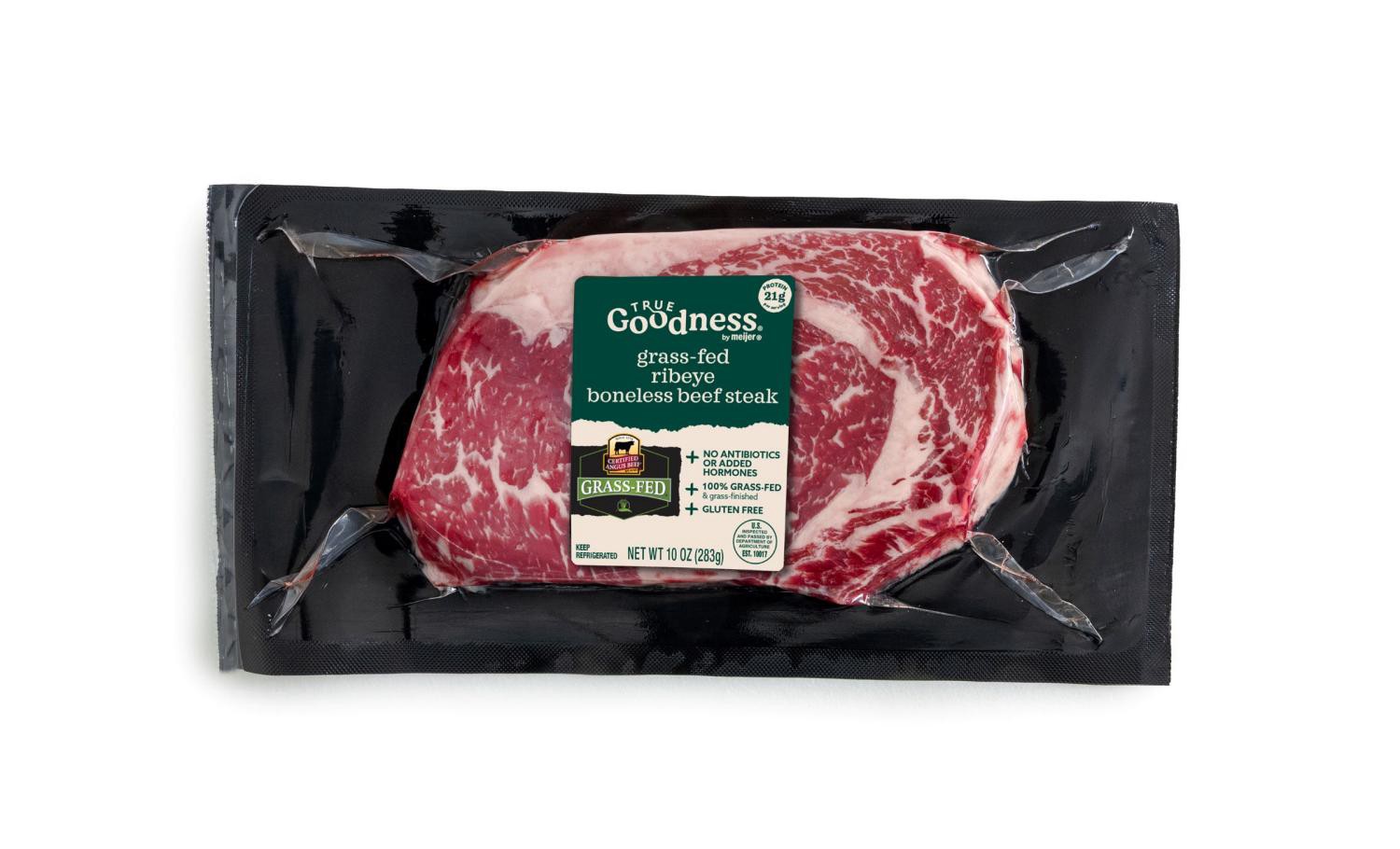 slide 1 of 2, Cab Grass-Fed Ribeye Boneless Beef Steak, 10 Oz., 10 oz