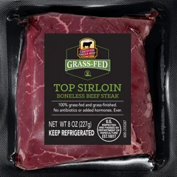 Cab Grass Fed Beef Top Sirloin Steak 8Oz