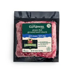 Cab Grass-Fed 80/20 Ground Beef Chuck, 16 Oz.