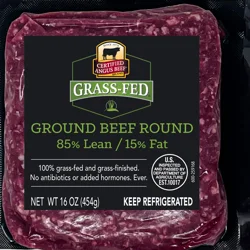 Cab Grass Fed Beef 85/15 Ground Round 16Oz