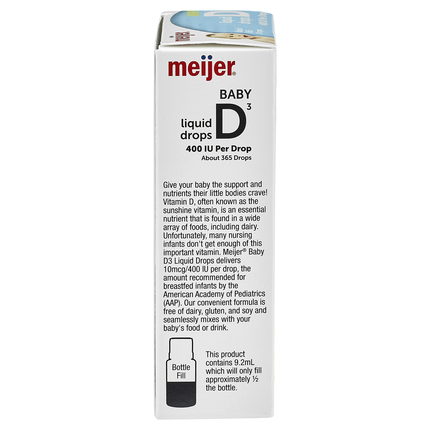 slide 2 of 3, Meijer Vitamin D3 Baby Drops 400 IU, 0.31 oz