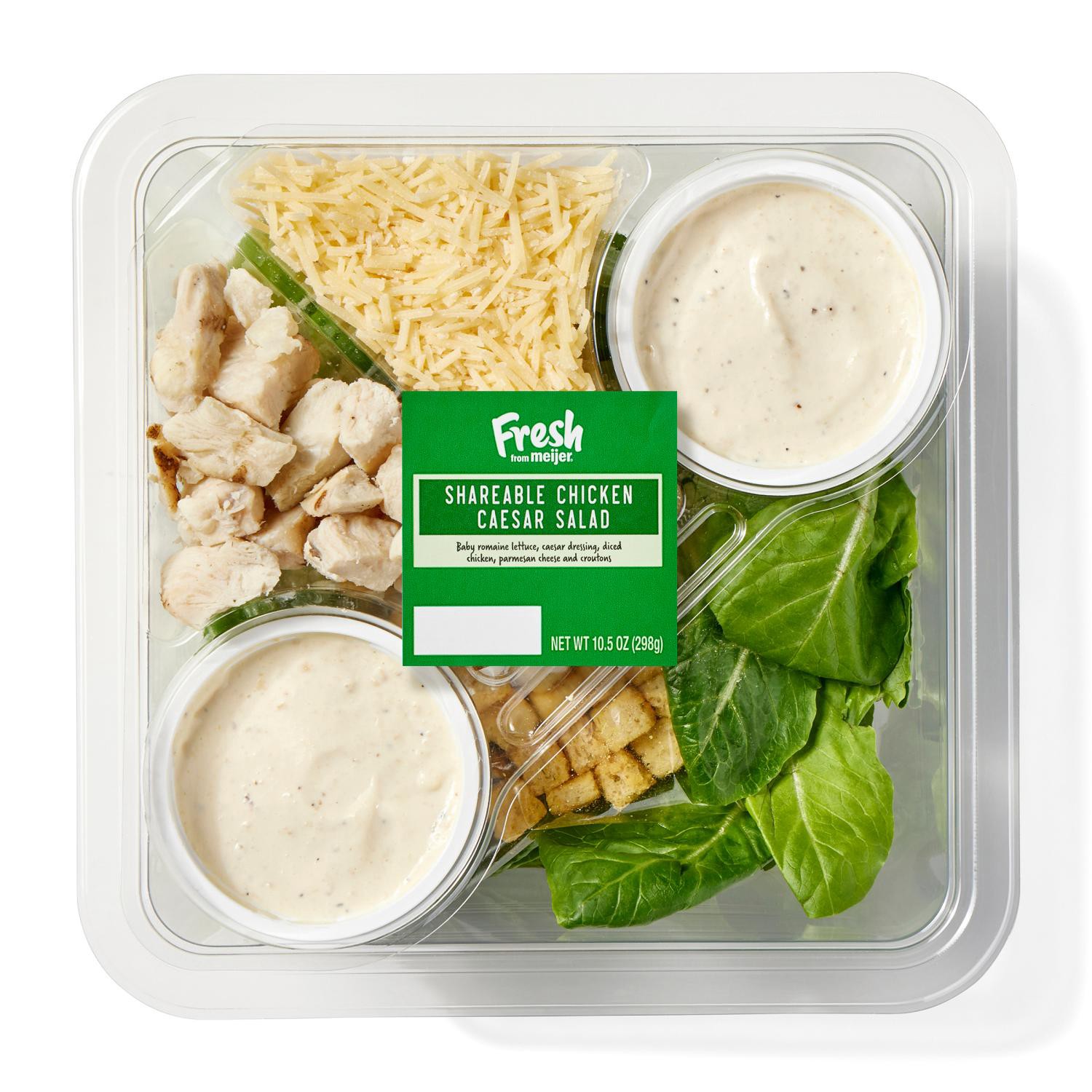 slide 1 of 3, Chicken Caesar Shareable Salad, 10 Oz, 10 oz