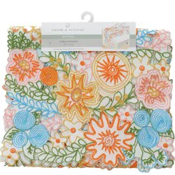 Room & Retreat Seasonal Manon Floral Cutwork Runner, 14 In X 72 In