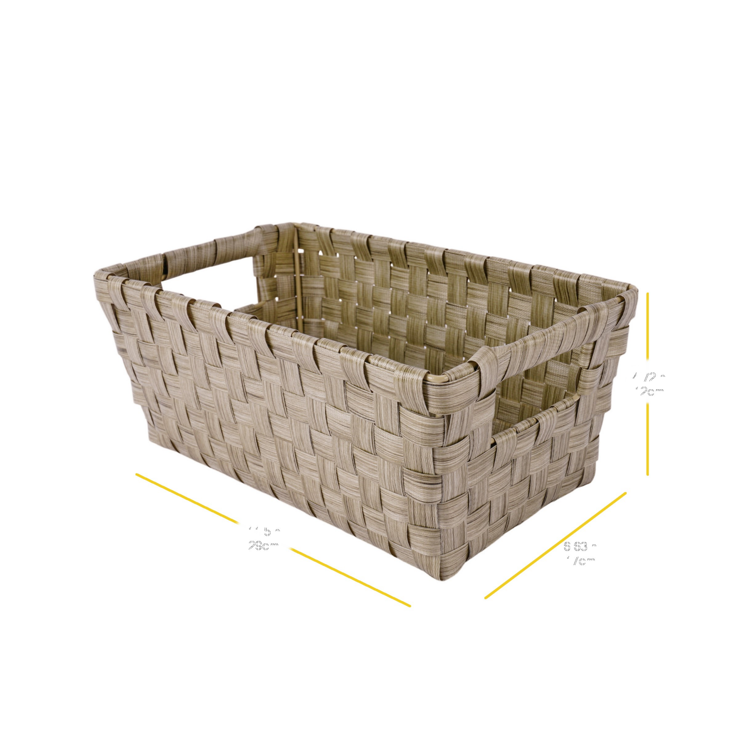 slide 2 of 5, HAVENSTAY Hs Small Woven Plastic Strap Tote, 1 ct