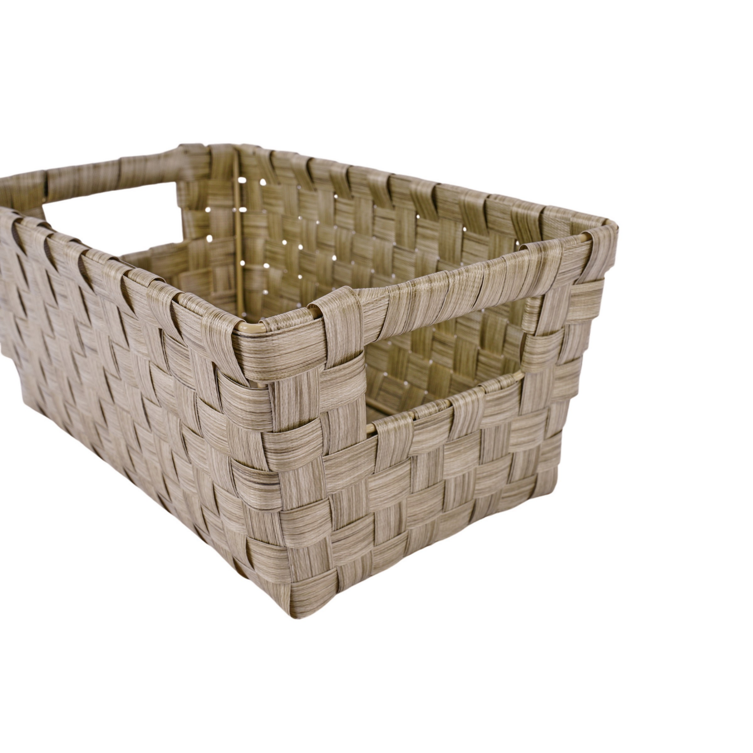 slide 5 of 5, HAVENSTAY Hs Small Woven Plastic Strap Tote, 1 ct