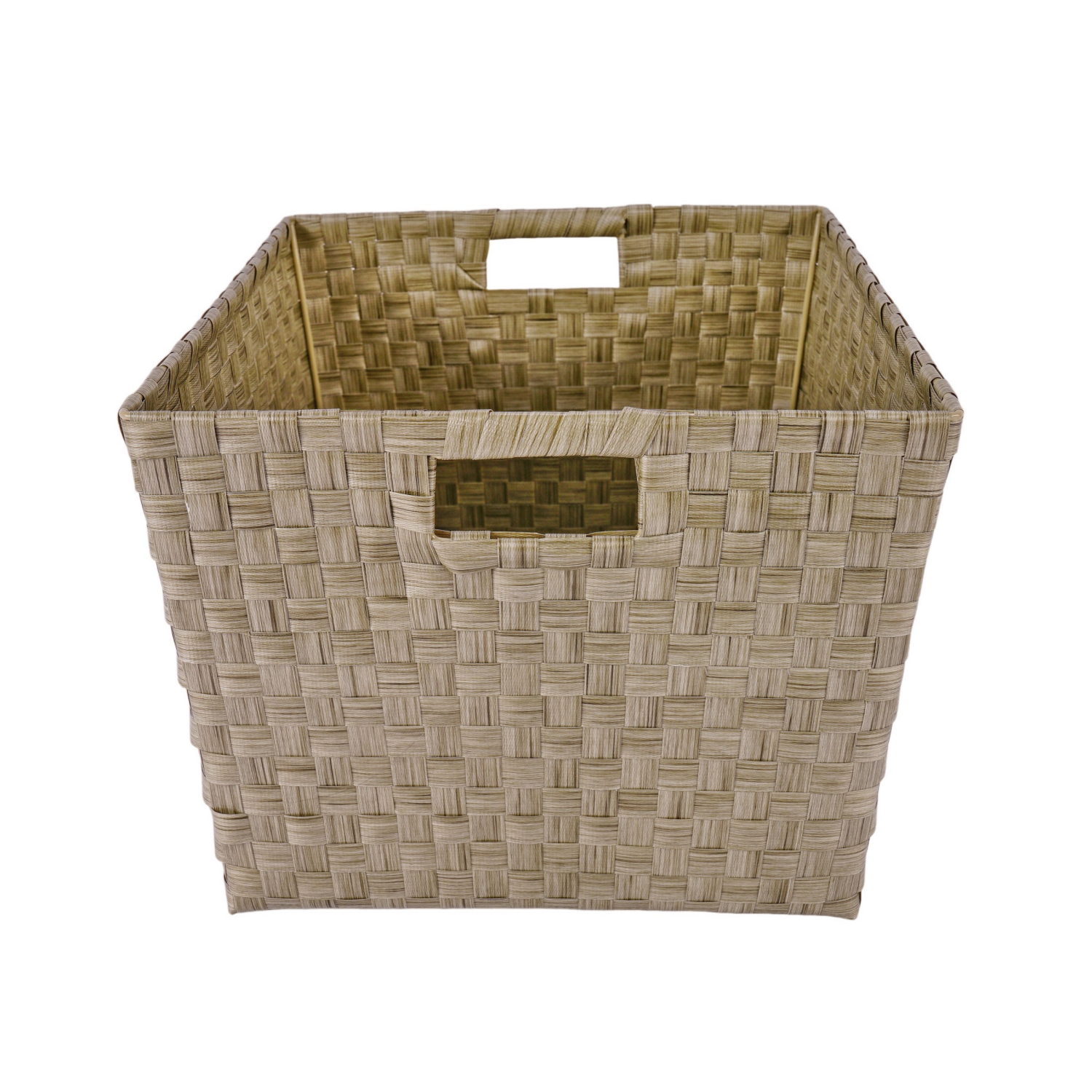 slide 5 of 5, HAVENSTAY Hs Large Woven Plastic Strap Tote, 5 inx11.5 in