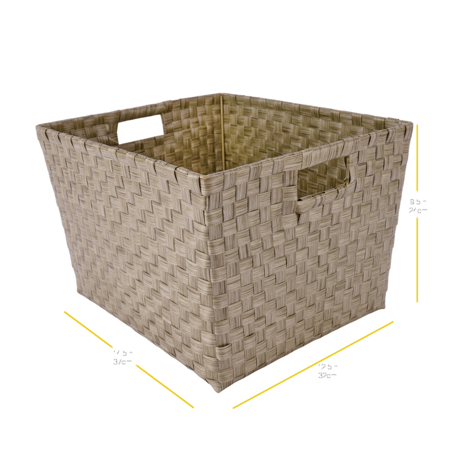 slide 4 of 5, HAVENSTAY Hs Large Woven Plastic Strap Tote, 5 inx11.5 in