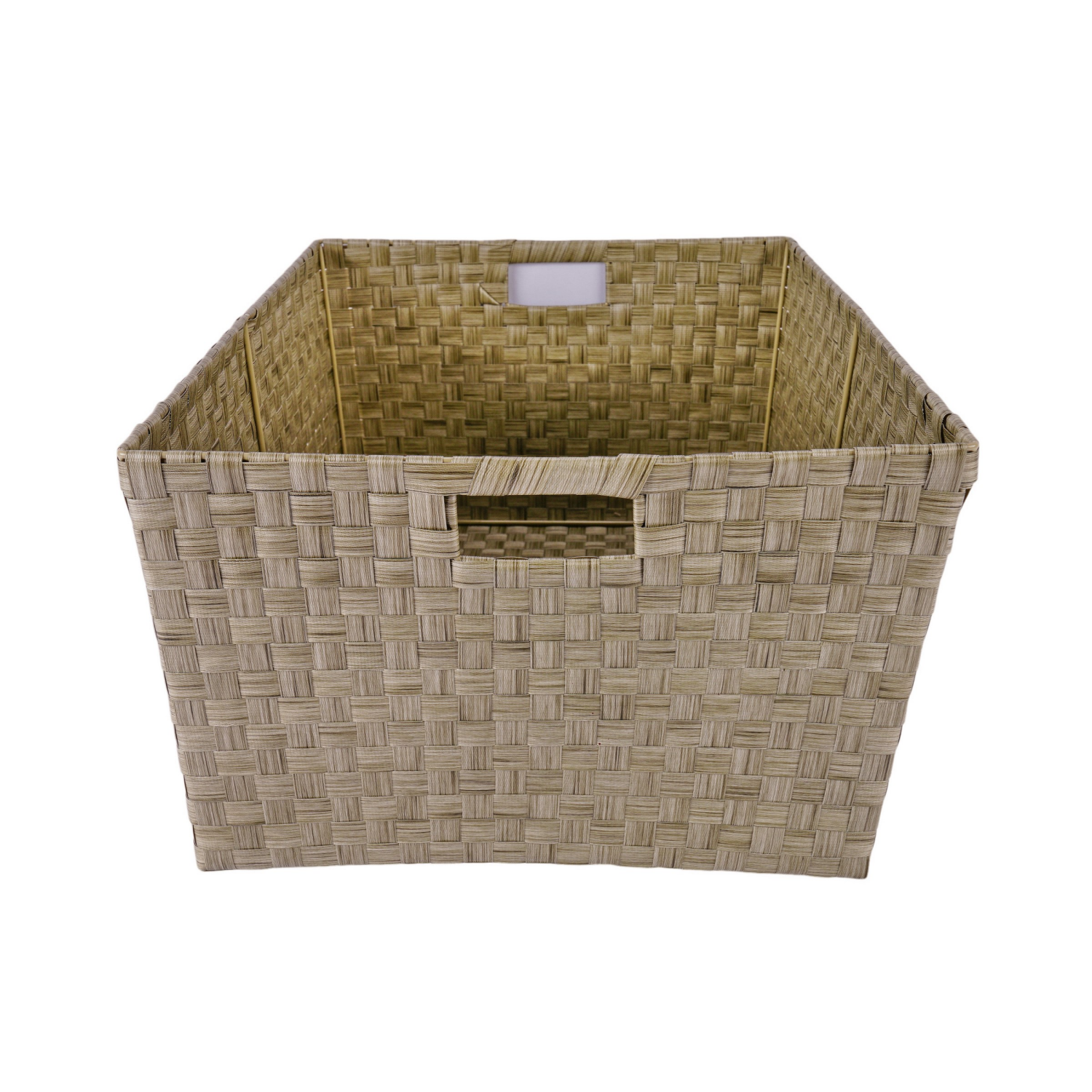 slide 5 of 5, HAVENSTAY Hs Extra Large Woven Plastic Strap Tote, 4.5 in