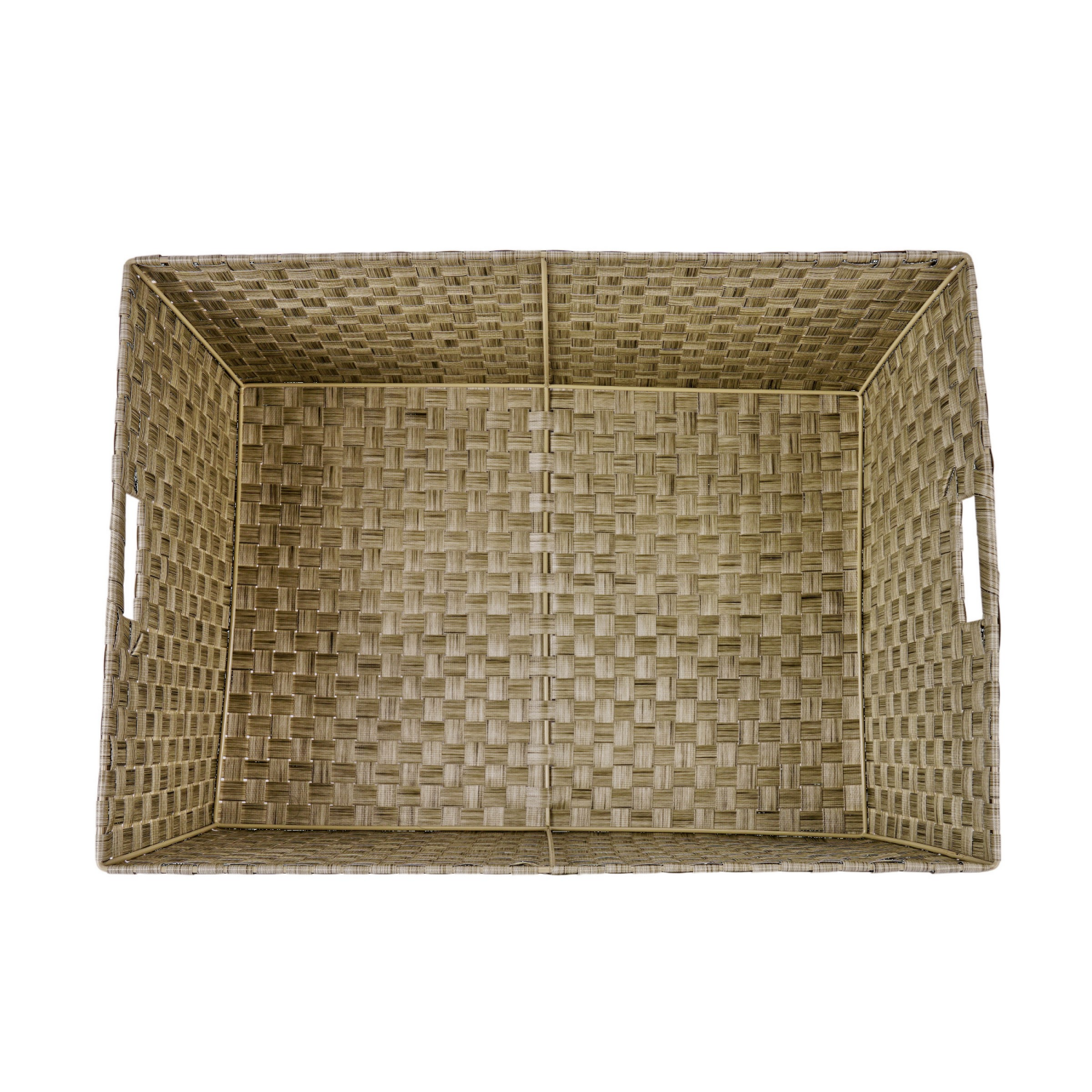 slide 2 of 5, HAVENSTAY Hs Extra Large Woven Plastic Strap Tote, 4.5 in