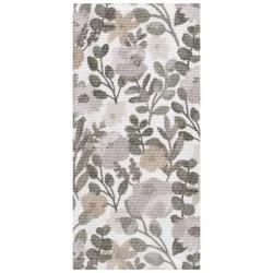 Room & Retreat Botanical Floral Neutral Textured Fiber Reactive Kitchen Towel, 18 In X 28 In