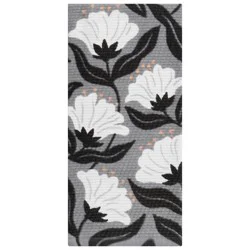 Room & Retreat Tulip Swirl Textured Fiber Reactive Kitchen Towel, 18 In X 28 In
