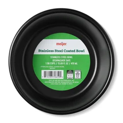 Meijer Coated Black Bowl S
