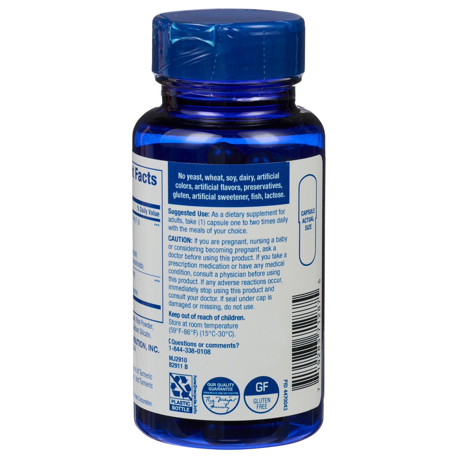 slide 2 of 3, Meijer Herbal Turmeric Curcumin *, 1000 mg