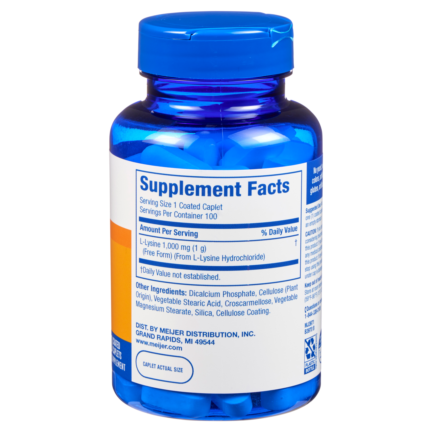 slide 3 of 3, Meijer L-Lysine, 1000 mg