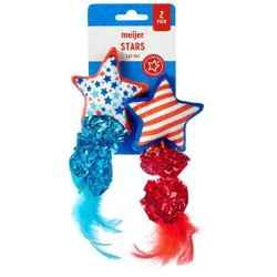 Meijer Stars 2 Pack Cat Toy
