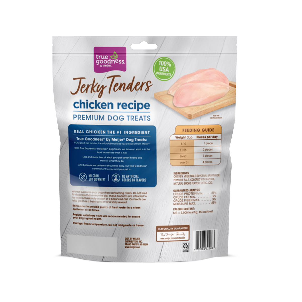 slide 4 of 6, True Goodness Jerky Tenders Chicken Recipe Dog Treats, 36 oz