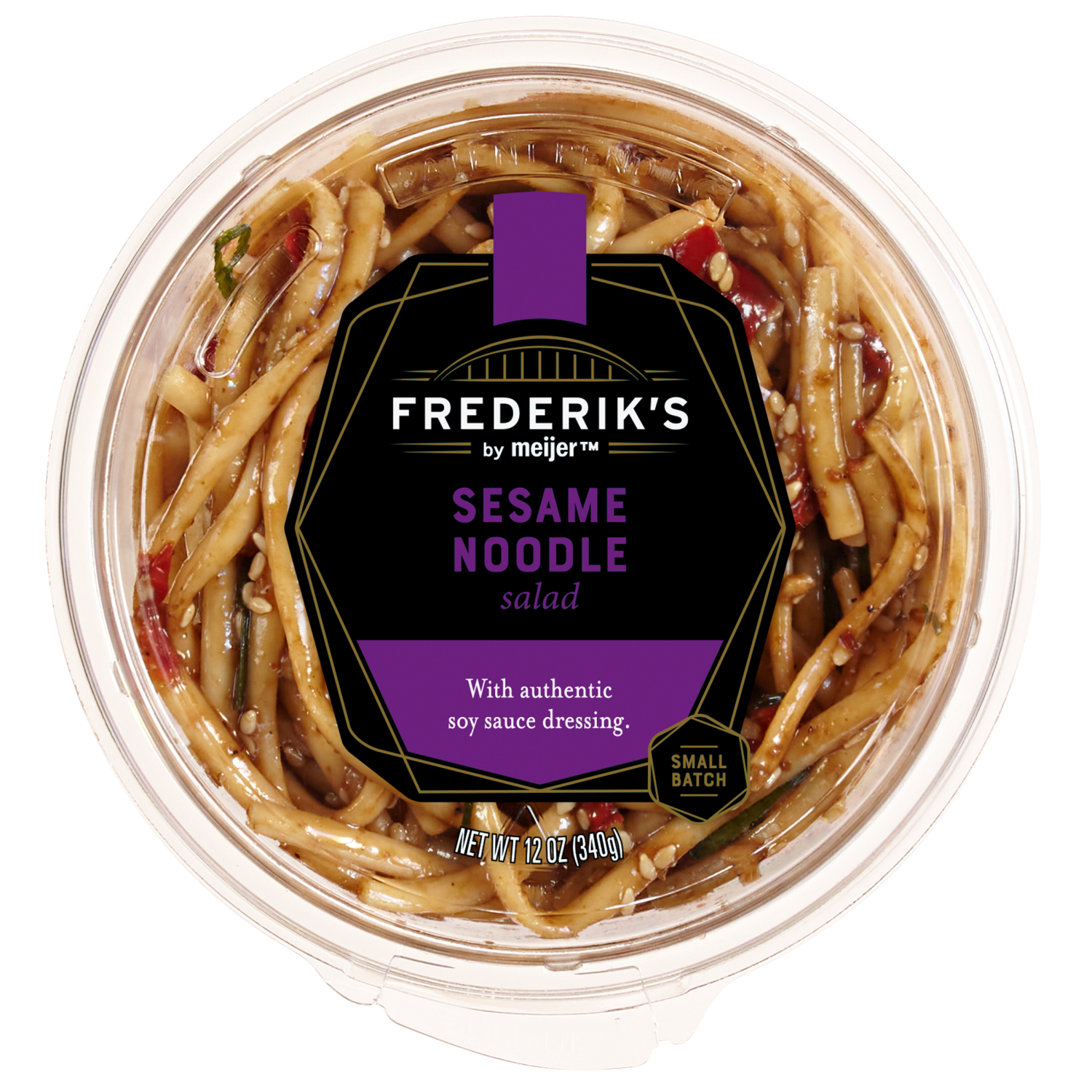 slide 1 of 3, FREDERIKS BY MEIJER Frederik's by Meijer Sesame Noodle Salad, 12 oz., 12 oz
