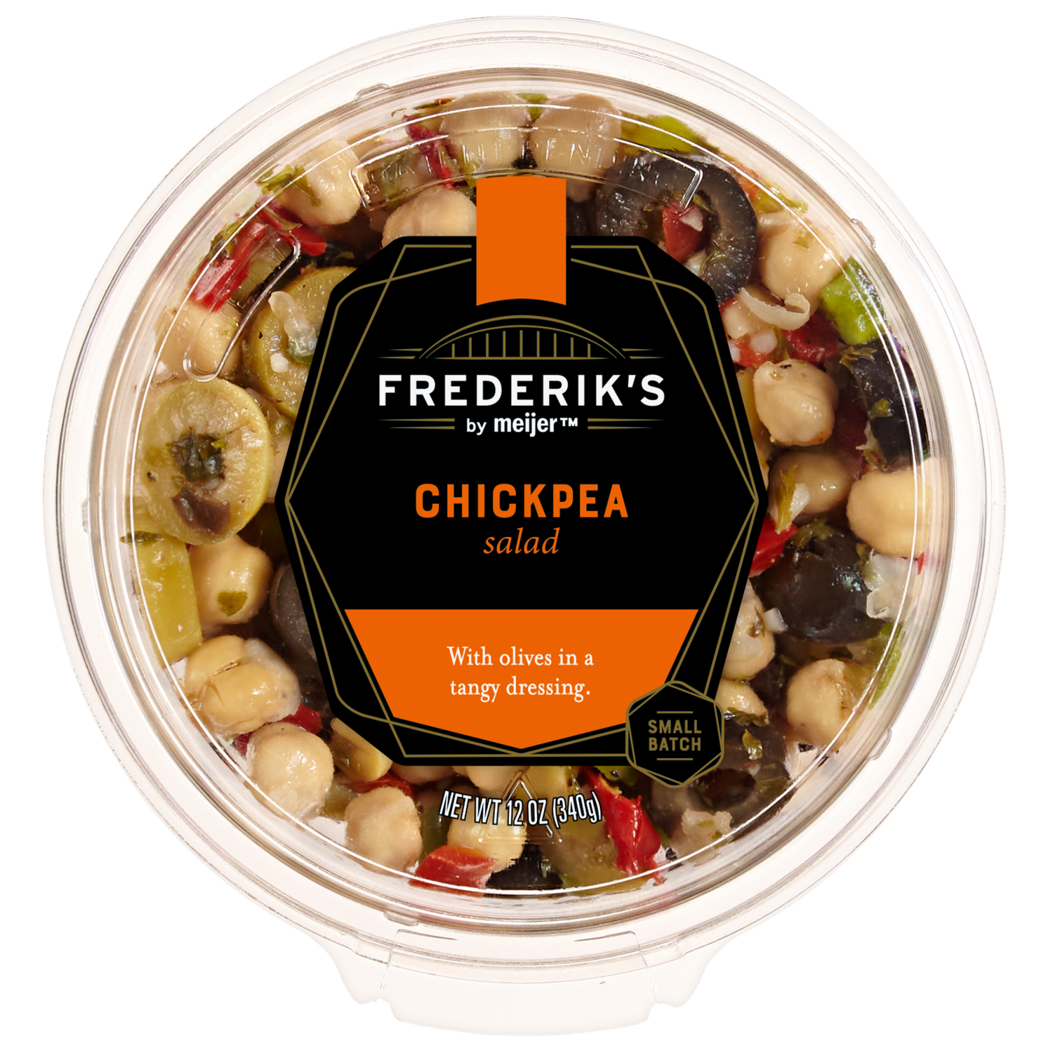 slide 1 of 3, Frederik's By Meijer Frederik's by Meijer Chickpea Salad, 12 oz., 12 oz