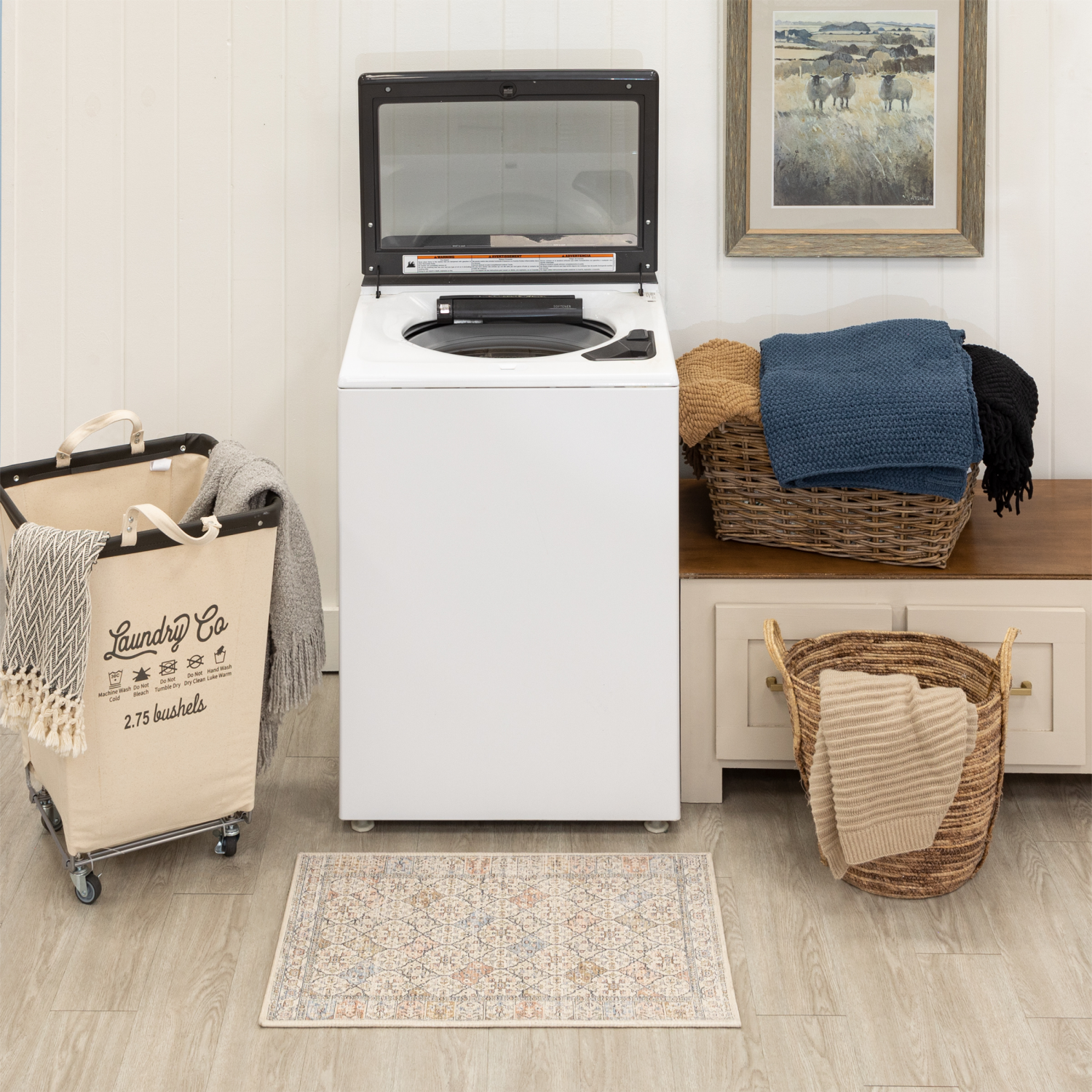 slide 2 of 2, Room & Retreat Vintage Scatter, 20in x 32in, Capri, 1 ct