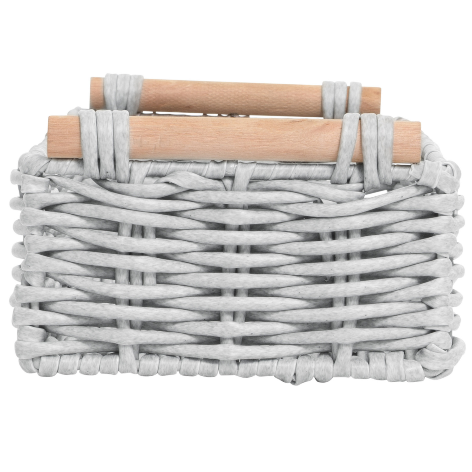 slide 6 of 7, Room & Retreat Rectangular Resin Storage Basket Tray, 16 x 6 x 3 in, Cream, 1 ct