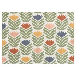 Room & Retreat Protea Silhouette Wexford Printed Rug, 19 In X 27 In