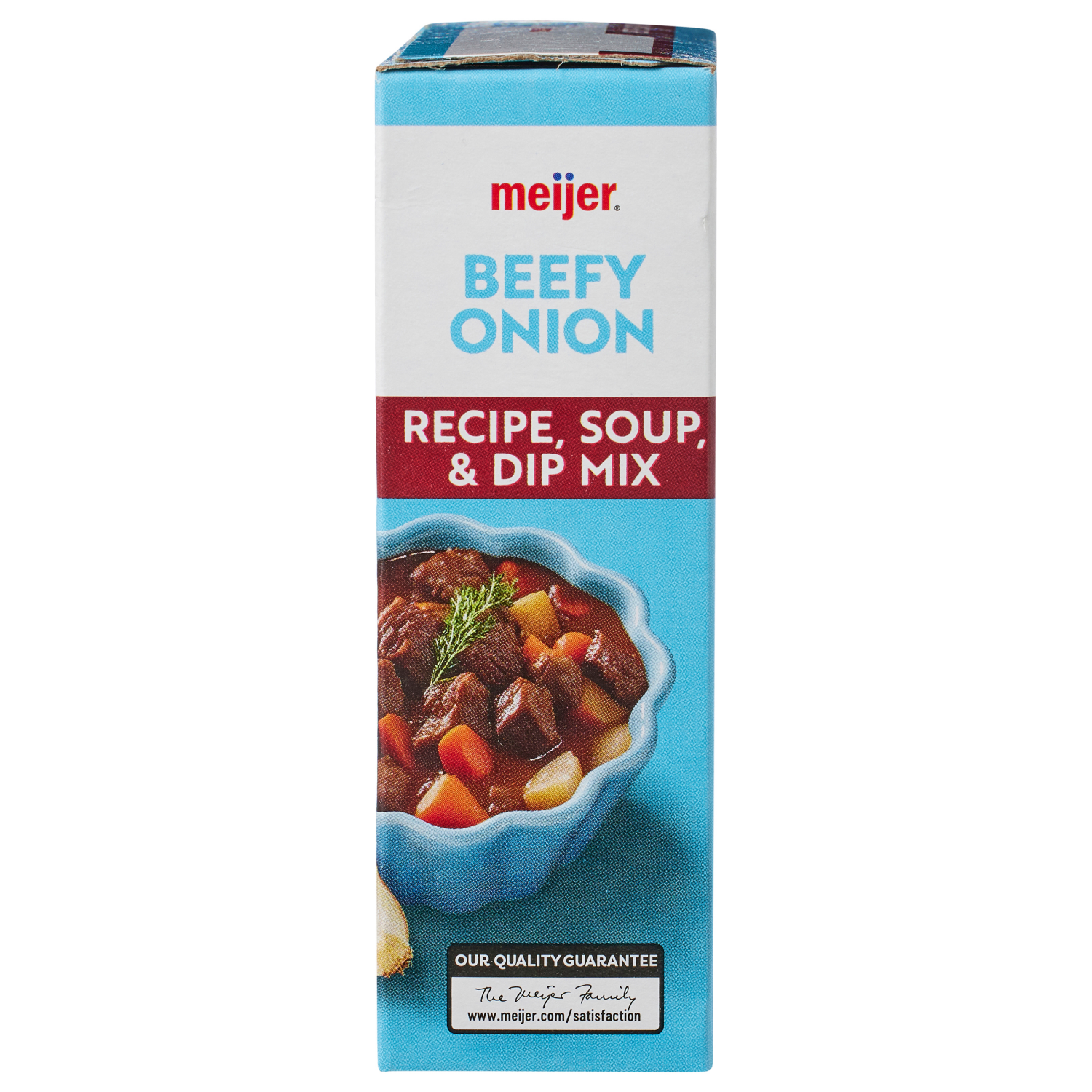 slide 2 of 5, Meijer Beefy Onion Soup Recipe, Soup and Dip Mix, 2 pack, 2 ct