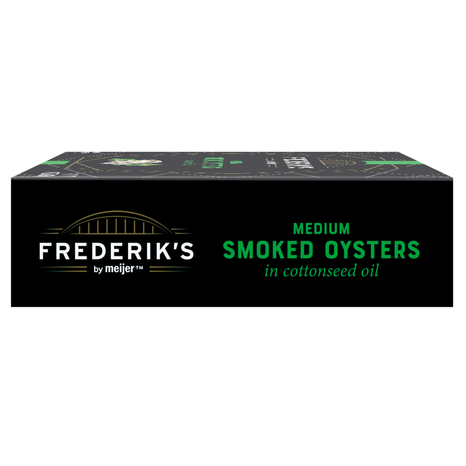 slide 3 of 5, Frederiks By Meijer Oysters Smoked Medium 3.7 Oz, 3.7 oz