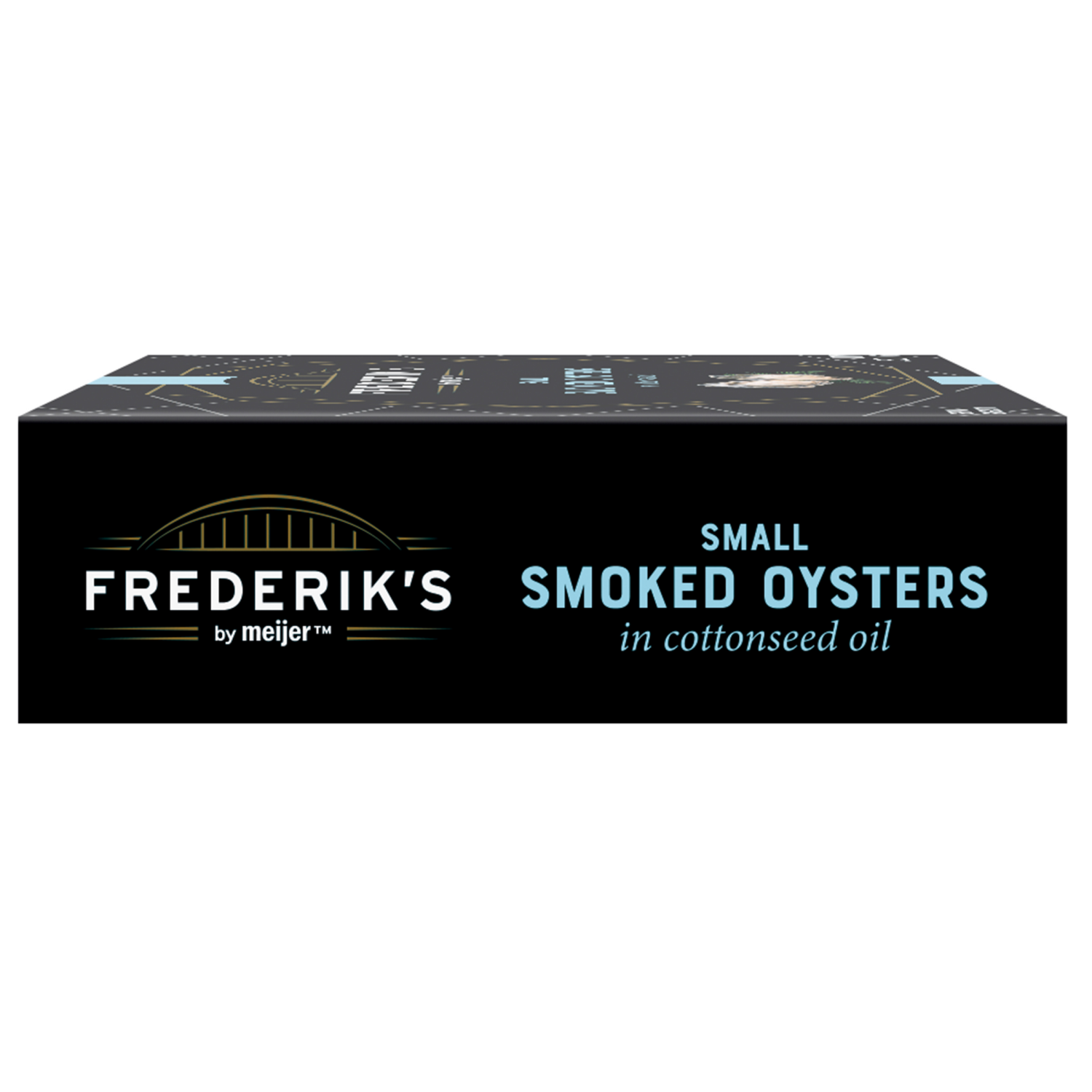 slide 2 of 5, Frederiks By Meijer Oysters Smoked Petite 3.7 Oz, 3.7 oz
