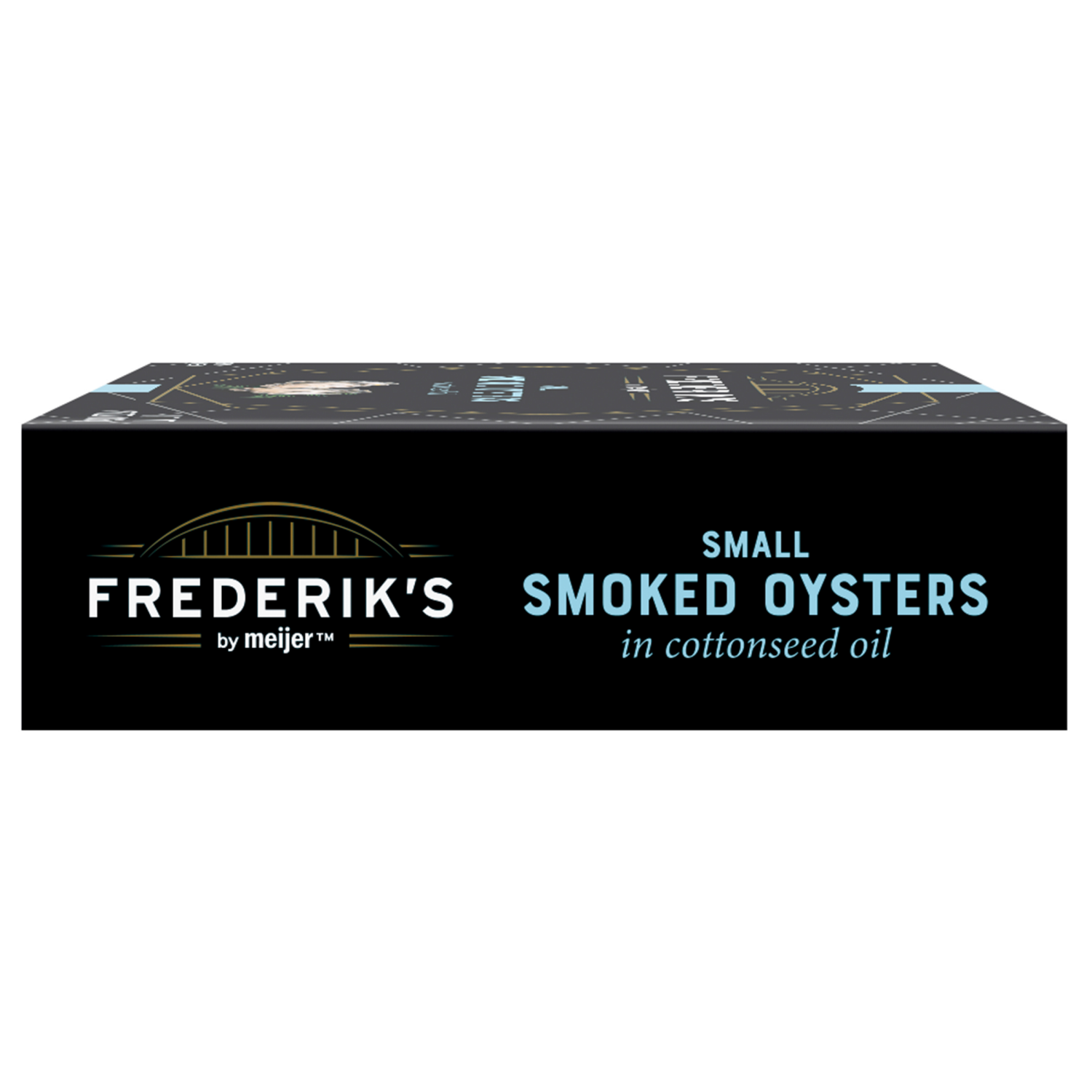 slide 3 of 5, Frederiks By Meijer Oysters Smoked Petite 3.7 Oz, 3.7 oz
