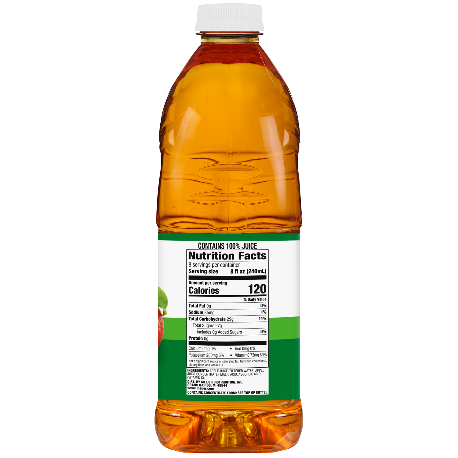 slide 3 of 3, Meijer 100% Apple Juice, 64 oz, 64 oz