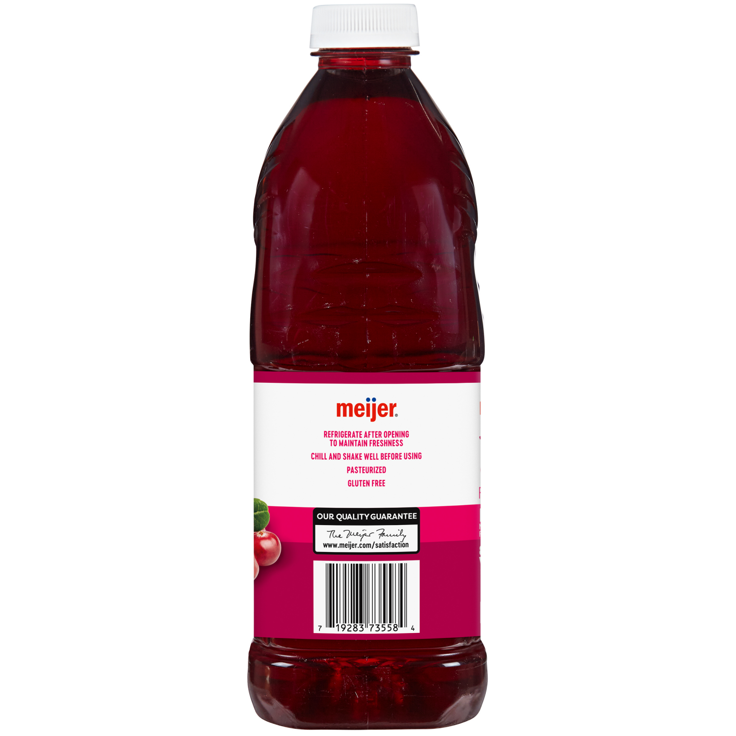 slide 2 of 3, Meijer 100% Cranberry Juice, 64 oz, 64 oz